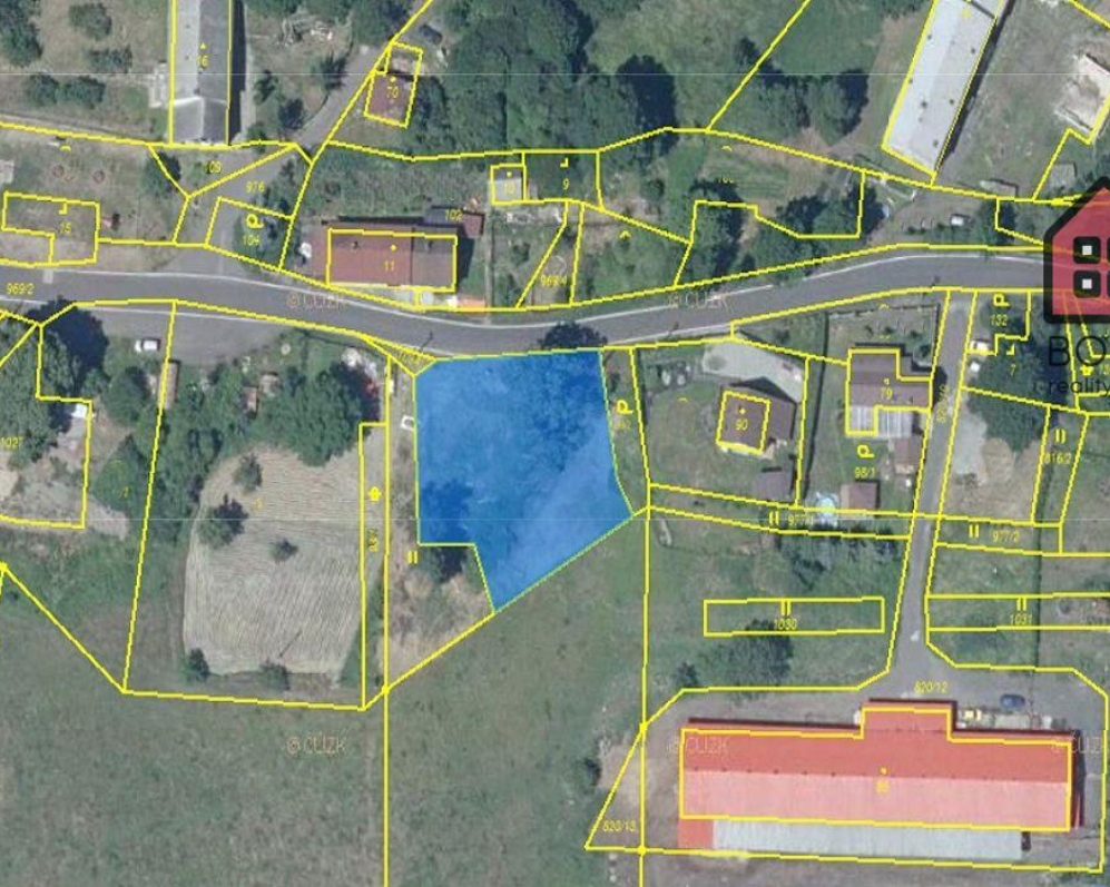 Stavební pozemek 1166 m2, Malšovice - Javory, okres Děčín