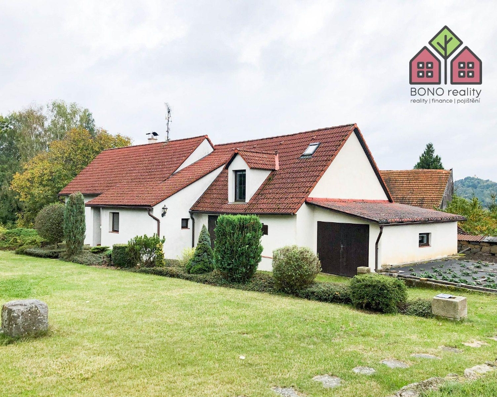 RD 5+1, 1000 m2, zahrada, technické místnosti, okres Litoměřice, obec Úštěk - Lukov