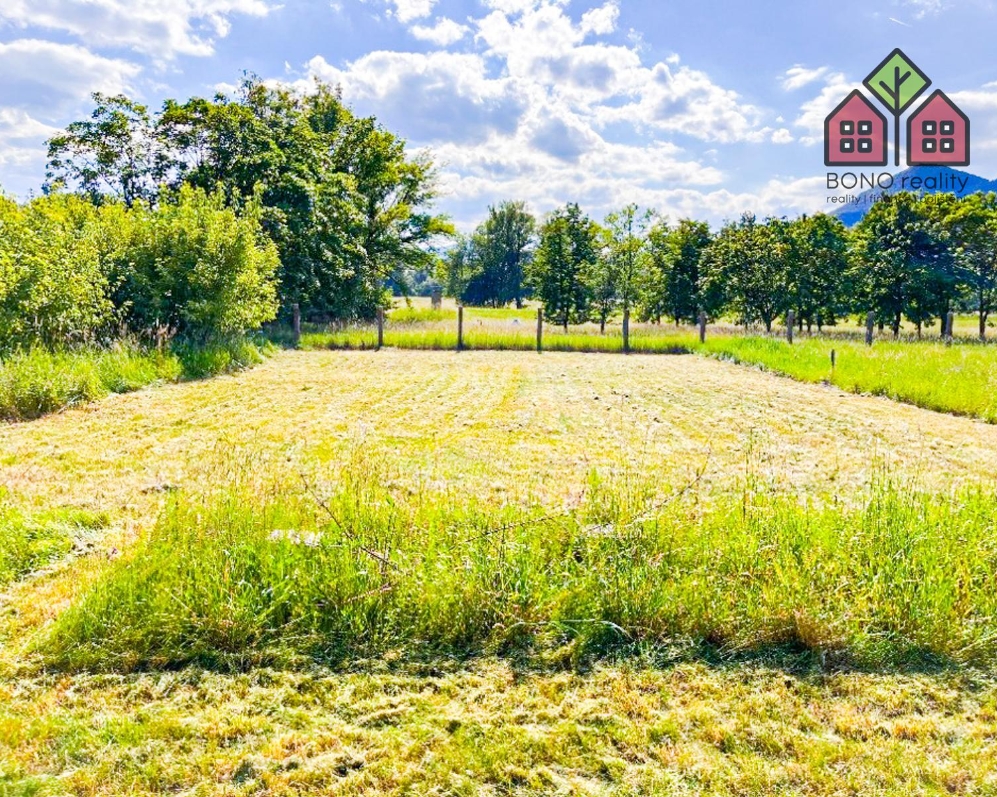 Spoluvlastnický podíl id 1/3 na pozemku, výměra 404 m2, rovinatý terén, klid, soukromí, obec Píšťany