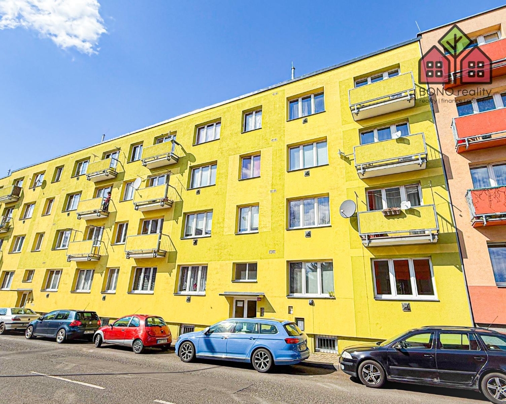 Byt, DV, dispozice 2+1, plocha 52 m2, sklep 2 m2, společná zahrada, obec Teplice, ulice Štúrova